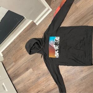 Old navy Black Graphic Hoodie